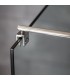 Haltestange Duschwand Edelstahl verstellbar, von 80 bis 120 cm Einstiegsbreite